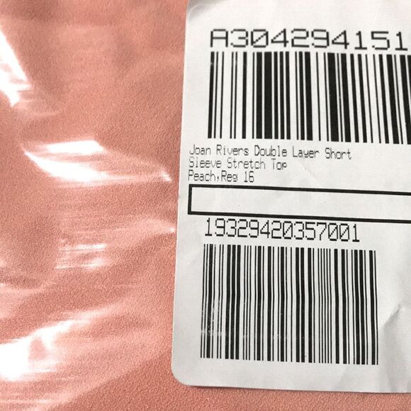Joan Rivers Double Layer Short Sleeve Stretch Top - Picture 4 of 5